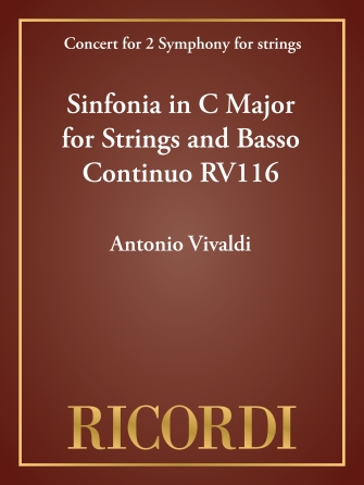 Sinfonia in C Major for Strings and Basso Continuo RV116