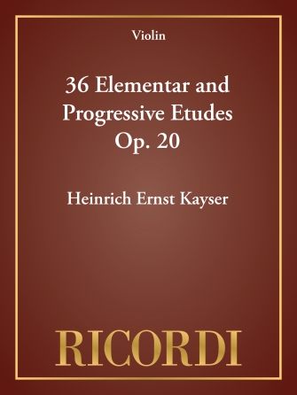 36 Elementar and Progressive Etudes Op. 20 36 Elementar and Progressive Etudes Op. 20