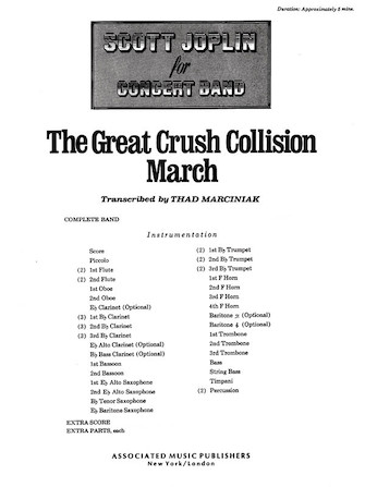 Great Crush Collision Mrch Scscore For Concert Band