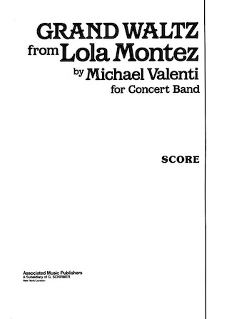 Grand Waltz From Lola Mon Tez%27 - Full Score