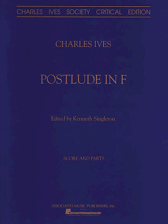 Postlude In F Orchestra Sc&Ptcritical Edition