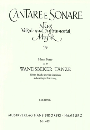 Wandsbek Dances Op. 49 Wandsbek Dances Op. 49