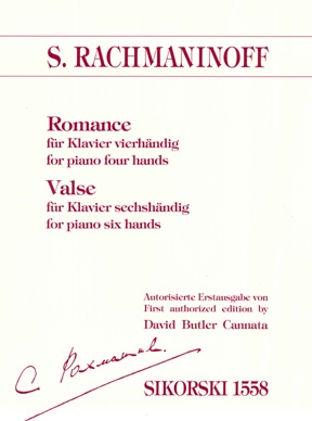 Romance Fur Klavier 4 Hands & Valse Fur Klavier 6 Hands (both For One Piano)