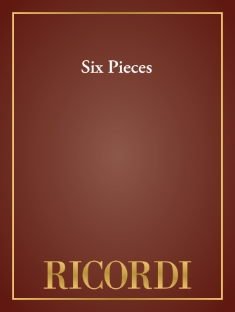 Product Cover for Six Pieces 2 guitars Ricordi London  by Hal Leonard