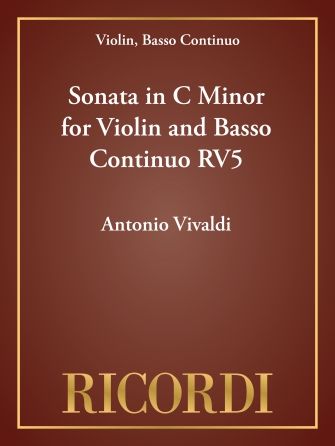 Sonata in C Minor for Violin and Basso Continuo RV5