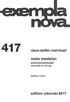 Product Cover for Meta Medeian Serenade for Strings String Softcover by Hal Leonard