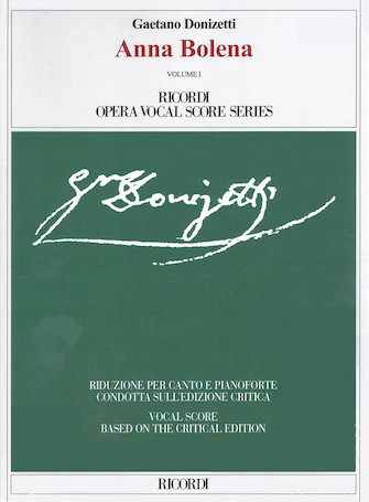 Product Cover for Anna Bolena Vocal Score based on the Critical Edition Vocal Score Softcover by Hal Leonard