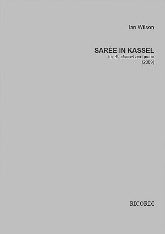 Product Cover for Sarée in Kassel Clarinet and Piano Woodwind Solo Softcover by Hal Leonard