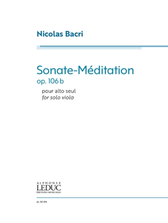 Sonate-Méditation, Op. 106b Sonate-Méditation, Op. 106b