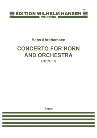 Concerto for Horn and Orchestra Concerto for Horn and Orchestra