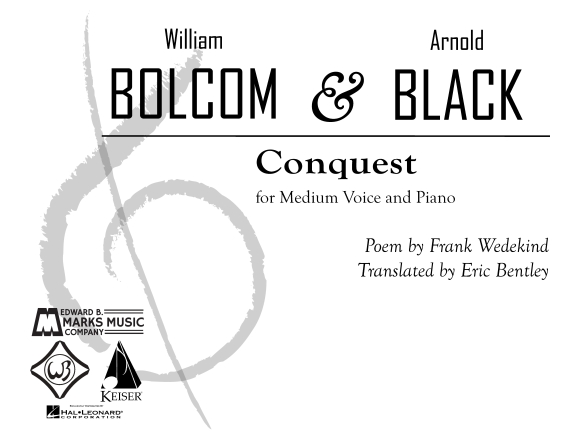 Conquest for Medium Voice and Piano