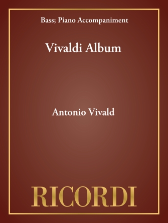 Product Cover for Vivaldi Album 12 Selected Arias for Bass and Piano Vocal Collection Softcover by Hal Leonard