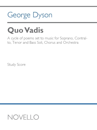Product Cover for Quo Vadis (study Score) Soli, SATB, and Orchestra Score Softcover by Hal Leonard