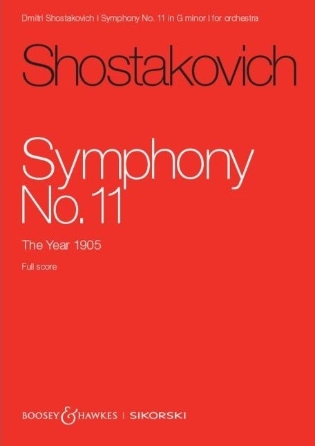 Product Cover for Symphony No. 11 Op. 103 in G Minor Orchestra Study Score Study Score Softcover by Hal Leonard