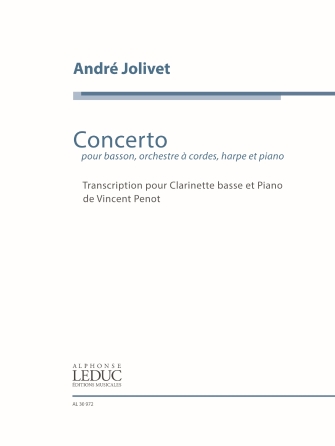 Concerto for Bassoon, transcription for Bass Clarinet