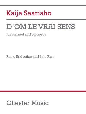 D'OM LE VRAI SENS (piano reduction)