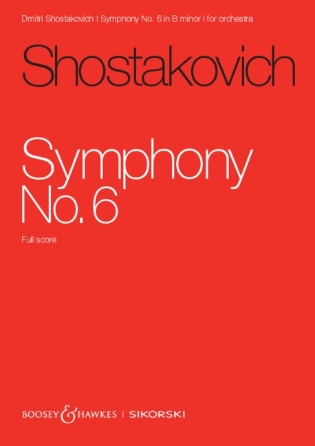 Product Cover for Symphony No. 6, Op. 54 in b minor Orchestra Full Score Study Score Softcover by Hal Leonard