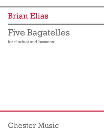 Product Cover for Five Bagatelles for Clarinet and Bassoon Woodwind Softcover by Hal Leonard