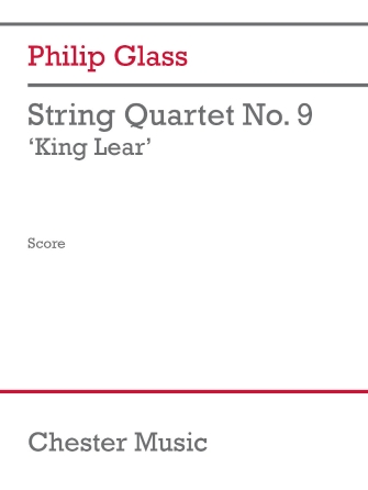 Product Cover for String Quartet No. 9 “King Lear” Score String Softcover by Hal Leonard