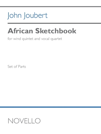 Product Cover for African Sketchbook for Wind Quintet and Vocal Quartet Woodwind Softcover by Hal Leonard