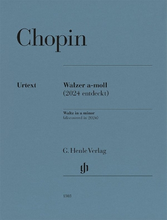 Product Cover for Waltz In A Minor Piano with Facsimile for Piano Solo Henle Music Folios Softcover by Hal Leonard