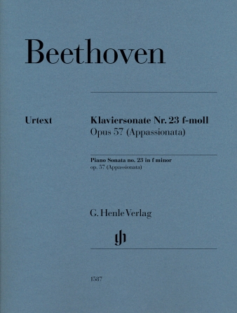 Cover for Piano Sonata No. 23 in F Minor Op. 57 : Henle Music Folios by Hal Leonard