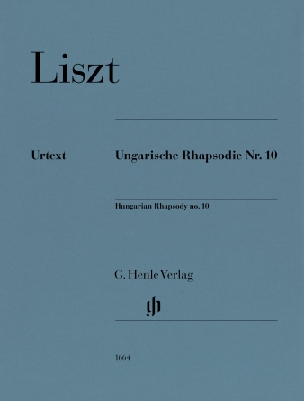 Product Cover for Hungarian Rhapsody No. 10 Piano Solo Henle Music Folios Softcover by Hal Leonard