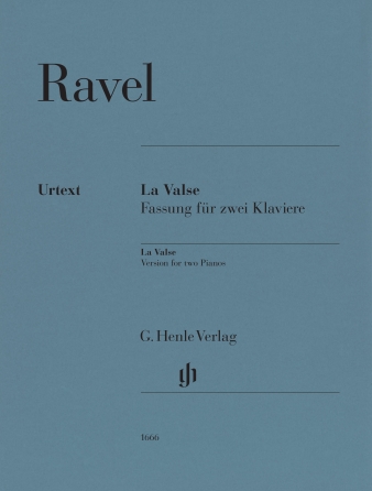 Product Cover for La Valse Version for 2 Pianos Henle Music Folios Softcover by Hal Leonard