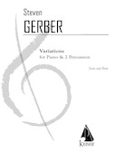 Cover for Variations for Piano and Two Percussion : LKM Music by Hal Leonard