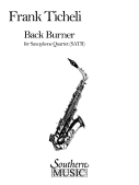 Cover for Back Burner for Saxophone Quartet : Southern Music Woodwind by Hal Leonard