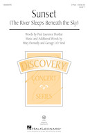 Cover for Sunset (The River Sleeps Beneath the Sky) : Discovery Choral by Hal Leonard