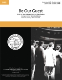 Cover for Be Our Guest : Barbershop Harmony Society by Hal Leonard