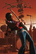 Cover for Jimi Hendrix Sepia Poster 24 X 36 : Poster by Hal Leonard