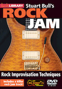 Cover for Stuart Bull's Rock Jam &ndash; Volume 1 : Lick Library by Hal Leonard