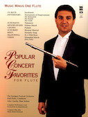Cover for Popular Concert Favorites for Flute : Music Minus One by Hal Leonard
