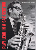Cover for Play Lead in a Sax Section : Music Minus One by Hal Leonard