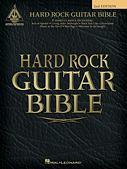 Cover for Hard Rock Guitar Bible &ndash; 2nd Edition : Guitar Recorded Version by Hal Leonard