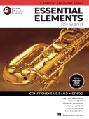 Cover for Essential Elements for Band – Eb Baritone Sax Book 2 with EEi : Essential Elements for Band by Hal Leonard