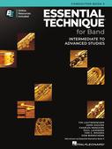 Cover for Essential Technique for Band – Conductor Score Book 3 with Online Resources : Essential Elements by Hal Leonard