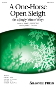 Cover for A One-Horse Open Sleigh (In a Jingly Minor Way) : Shawnee Press by Hal Leonard