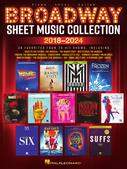 Cover for Broadway Sheet Music Collection – 2018-2024 : Piano/Vocal/Guitar Songbook by Hal Leonard