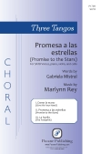 Cover for Three Tangos - 2. Promesa A Las Estrellas : Pavane Choral by Hal Leonard