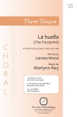Cover for Three Tangos - 3. La Huella : Pavane Choral by Hal Leonard