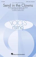 Cover for Send in the Clowns : Voices Rising by Hal Leonard