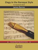 Cover for Elegy in the Baroque Style : Southern Music Band by Hal Leonard