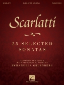 Cover for Scarlatti: 25 Selected Sonatas : Piano by Hal Leonard