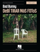 Cover for Bad Bunny &ndash; DeB&iacute; TiRAR M&aacute;S FOToS : Piano and Lyrics by Hal Leonard