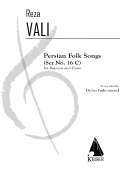 Cover for Persian Folk Songs (Set No. 16c) : LKM Music by Hal Leonard