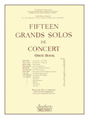 Cover for 15 Grands Solos de Concert : Southern Music Woodwind by Hal Leonard