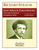 Cover for Also Sprach Zarathustra, Op. 3 (Introduction Only) : Southern Music Band by Hal Leonard